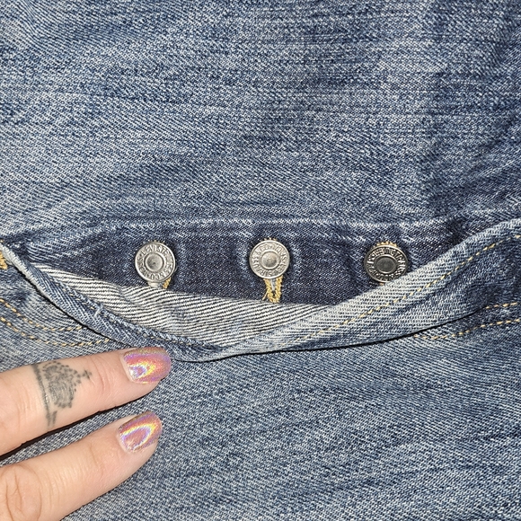 Mens levis 501 red tab button jeans - Picture 3 of 7